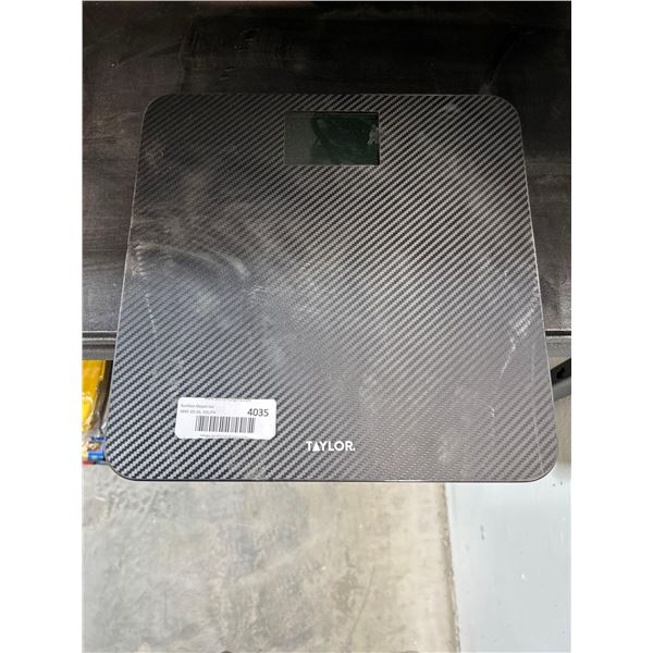 Taylor glass digital scale, tested and working