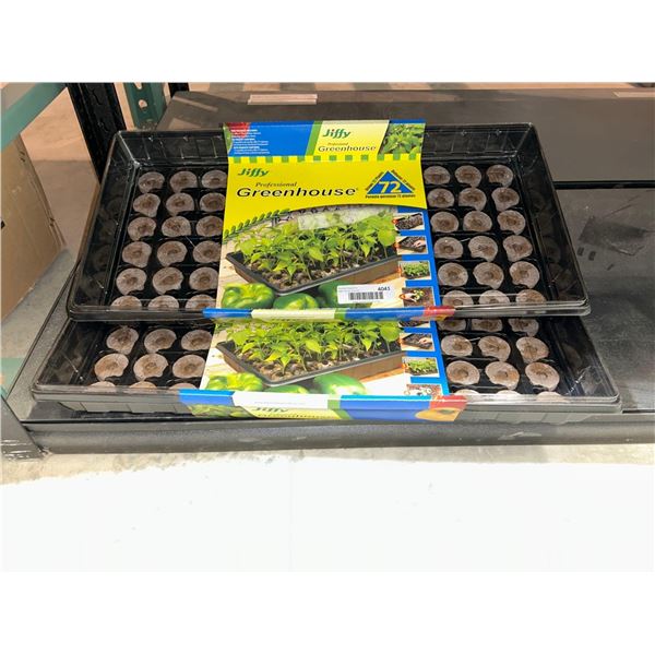 Jiffy professional Greenhouse planter tray. Plant up to 72 plants, lot of 2 trays