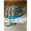 Image 1 : Lot of 3 Sentinel multi purpose drop cloths 9ft x 12ft