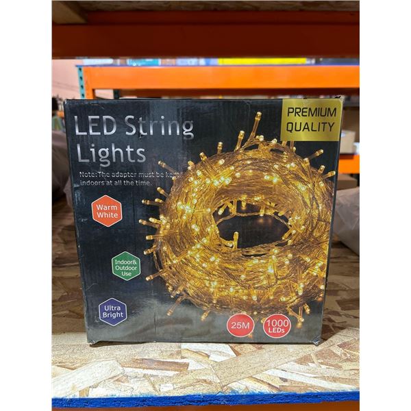Premium quality LED string lights 82 ft in length