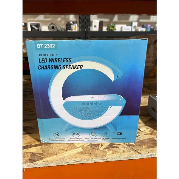 Bluetooth LED wireless charger and speaker