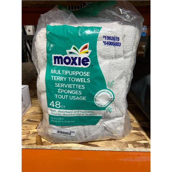 Moxie multipurpose terry towels, pack of 48 towels