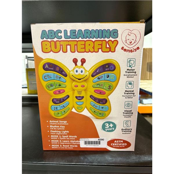 Bambiya ABC learning butterfly, education childrens butterfly toy