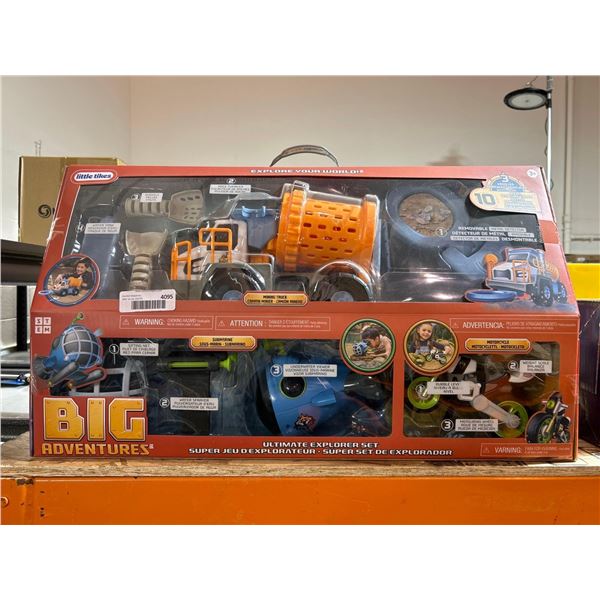 Little tikes big adventures ultimate explorer toy set