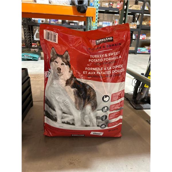 Kirkland signature turkey & sweet potato dog food 35lb