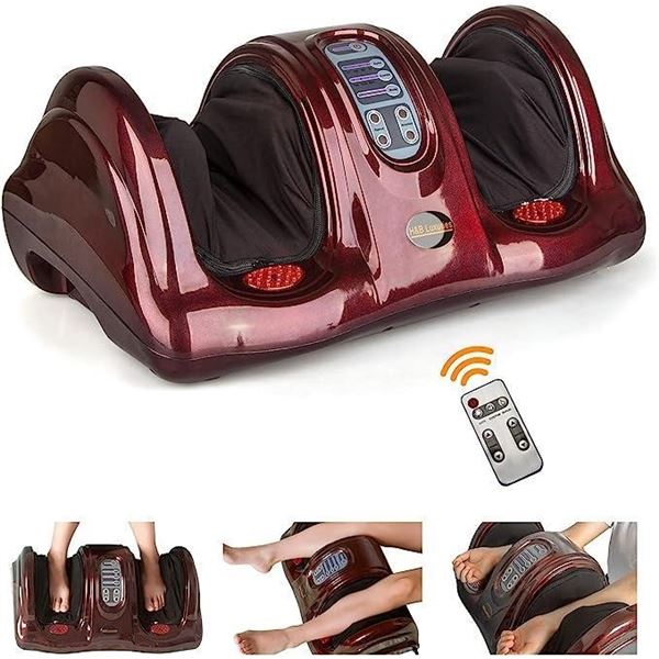 H&B Luxuries Shiatsu Kneading Rolling Foot Massager Personal Health Studio ZH-9902