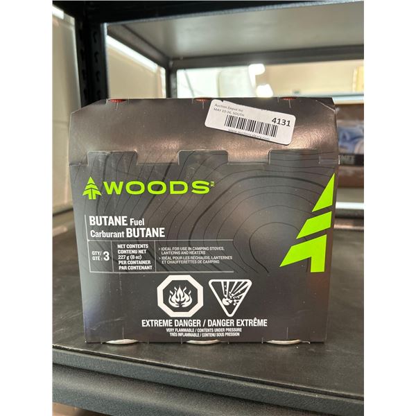 Woods butane fuel 3x227g