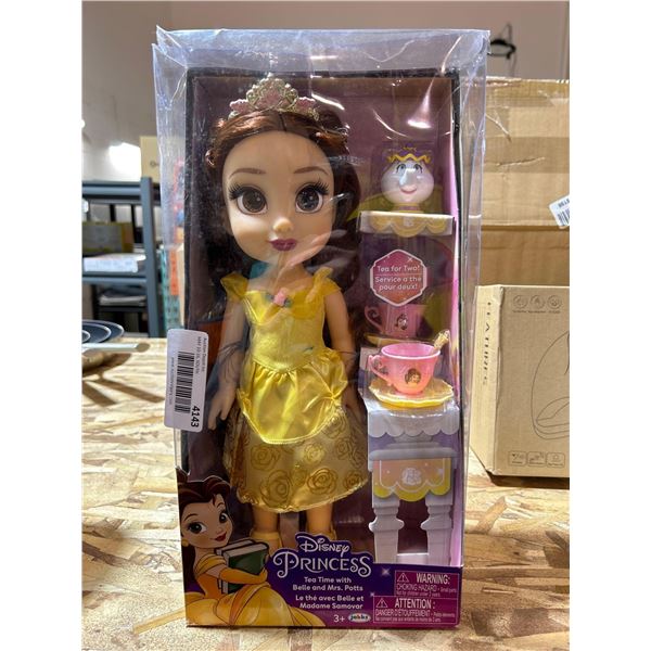 Disney Princess tea time with Belle and Mrs. Potts chidlrens toy doll
