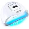 Image 1 : JODSONE UV LED Nail Lamp 150W, Nail Dryer for Gel Polish, Gel Nail Lamp with 45 Light Beads, Led Nai