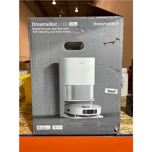 Dreame Bot L10s ultra robot vacuum cleaner and mop with self-cleaning and auto empty base. Works wit