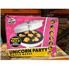 Image 1 : Waffle Wow! unicorn party waffle maker