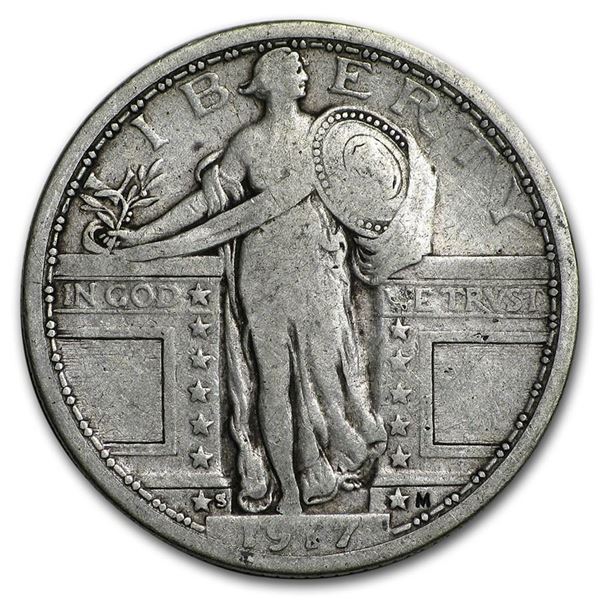 1917-S Standing Liberty Quarter Type-I VF