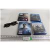Image 1 : (4) 3D Blu-ray Movies with Glasses - Captain America, Man of Steel