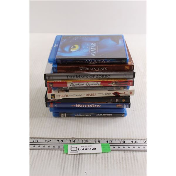 (10) DVDs - Avatar, Napoleon Dynamite