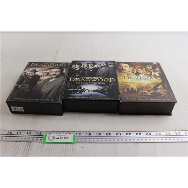Deadwoods DVDs Seasons 1-3