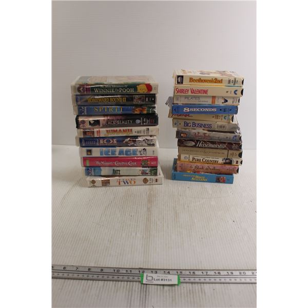 (22) VHS Tapes - Jumanji, Ice Age