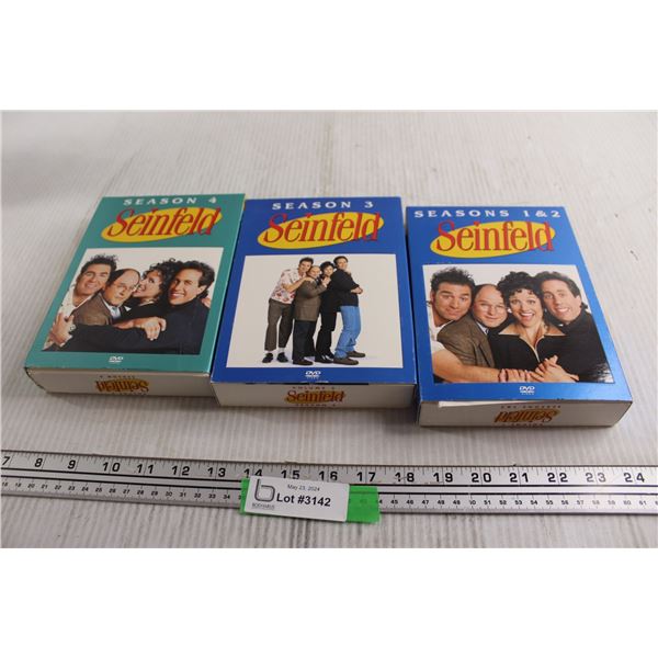 (3) Seinfeld Seasons 1-4 DVDs - Season 3 is Missing a Disc