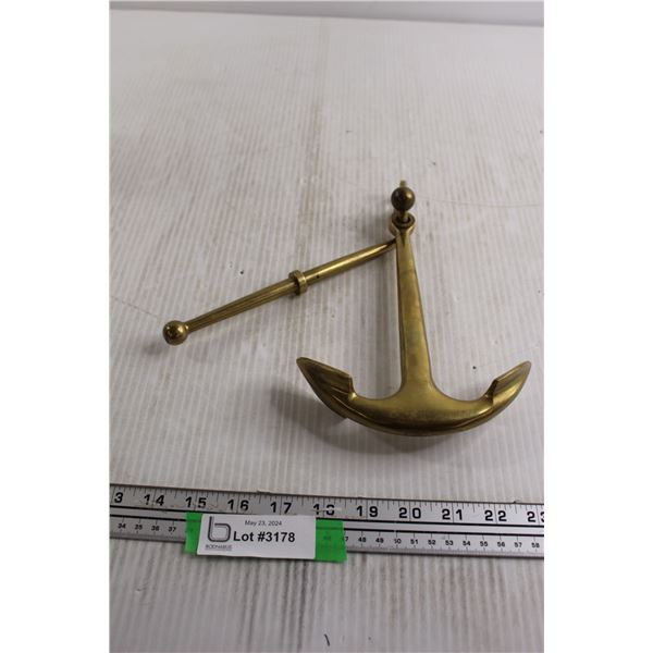 Brass Anchor Decoration