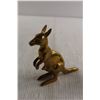 Image 2 : Brass Kangaroo and Dolphins Figurines