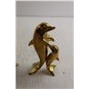 Image 3 : Brass Kangaroo and Dolphins Figurines