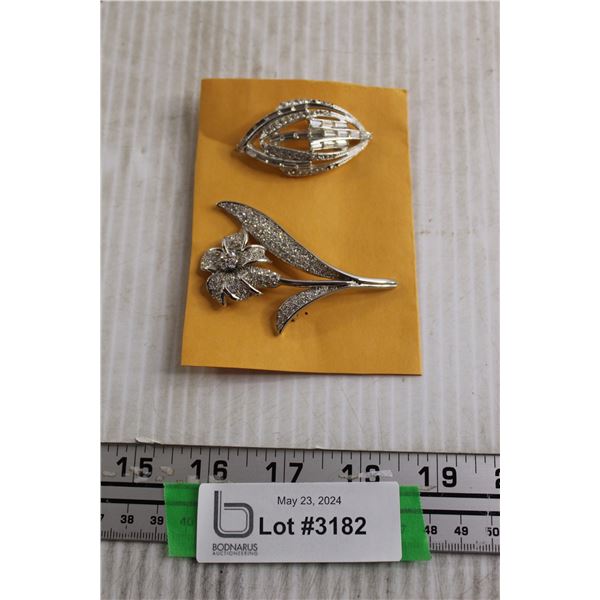 (2) Brooches