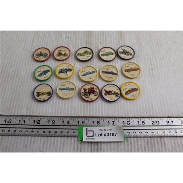 (15) Jello Car Wheels