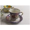 Image 4 : (3) Teacups with Saucers - Trimont