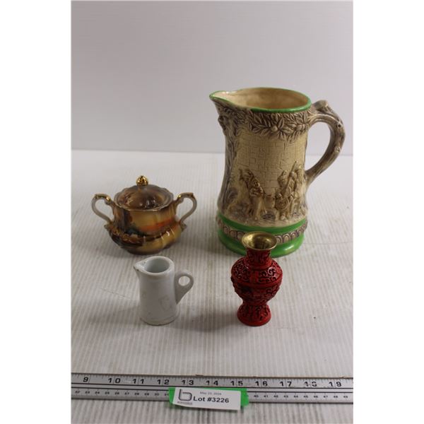 Pitcher, Small Vase, Misc.