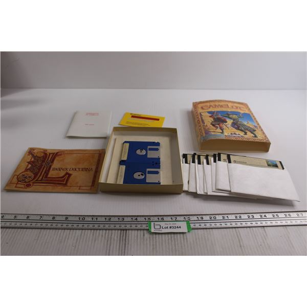 Vintage Conquest of Camelot 1989 Computer Game - Consignor Says Complete