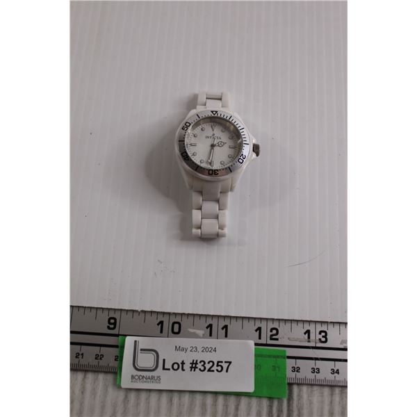 Invicta White Ceramic Watch - Works