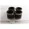 Image 1 : (4) 3" Rubber Adapters with Clamps