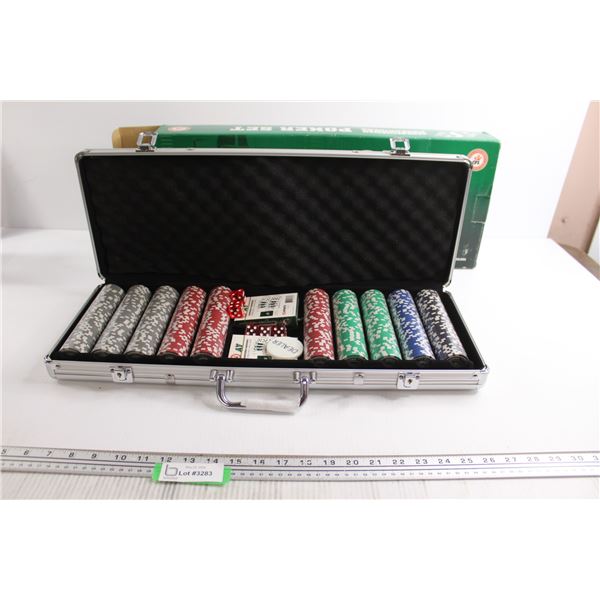 Saskatchewan Roughriders Poker Set
