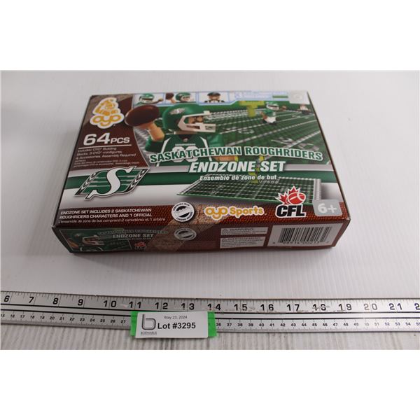 Ayo Saskatchewan Roughriders Endzone Lego-esque Set