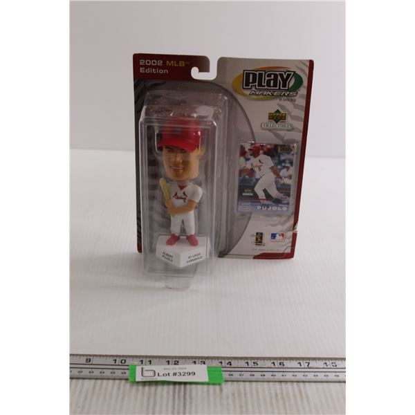 Upper Deck Play Makers 2002 MLB Pujols Bobblehead - Sealed