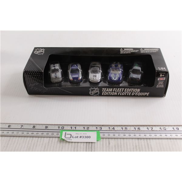 NHL Vancouver Canucks Team Fleet Edition Toy Cars - Sealed