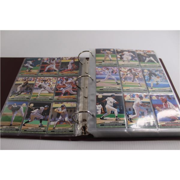 Binder of Fleer Ultra Baseball 1992 Cards - (36) Pages