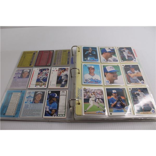 Binder of Baseball Cards - (27) Pages