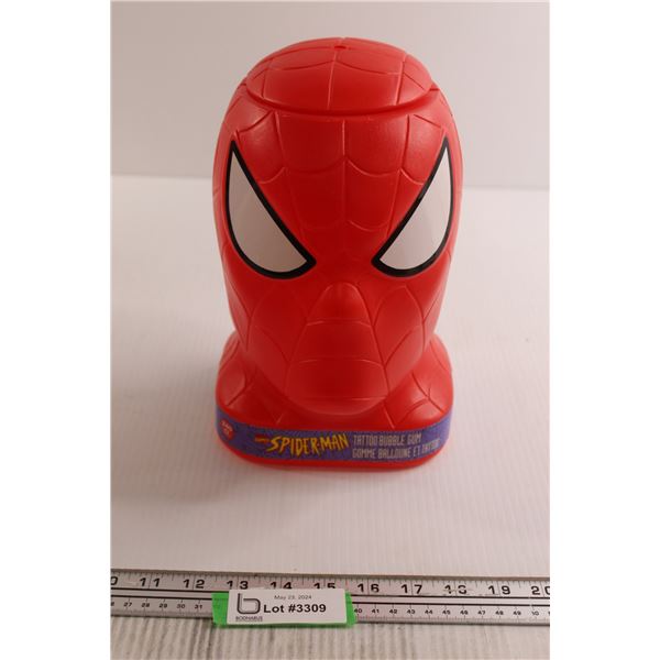 Spider-Man Tattoo Bubble-gum Container - No Contents