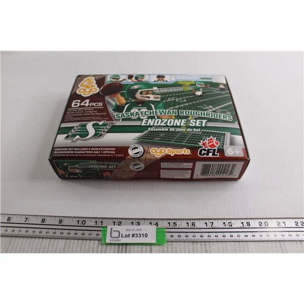 Ayo Saskatchewan Roughriders Endzone Lego-esque Set