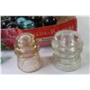 Image 2 : (23) Glass Insulators - Dominion - Hemingway - CPR (some have chips)