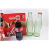 Image 6 : (2) Green Empty Coke Bottles - (7) Full Clear Coke Bottles - (6) Full Clear Diet Coke Bottles (2) Ca