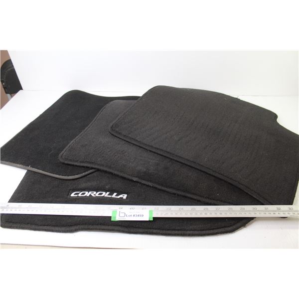 (4) Black Corolla Floor Mats