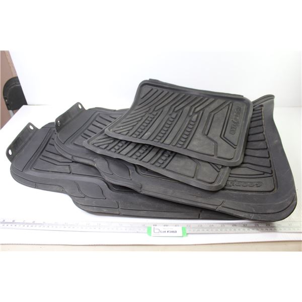 (4) Black Good Year Rubber Floor Mats
