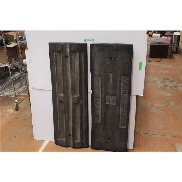 *(2) Rubber Curb Ramps (46 1/2" x 16")