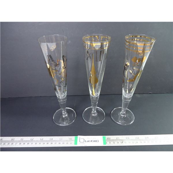 (3) Ritzenhoff Champagne Glasses