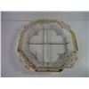 Image 2 : Vintage Jeannette Glass Divided Tray Platter