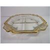 Image 3 : Vintage Jeannette Glass Divided Tray Platter