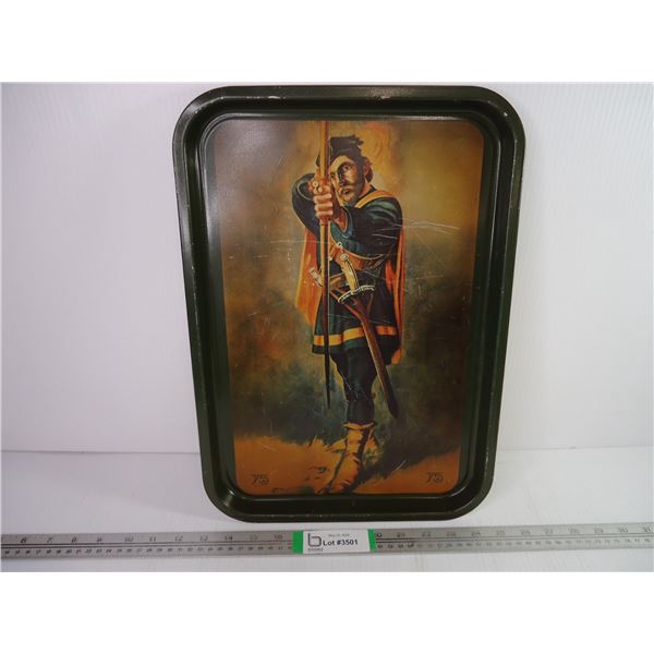 Vintage 1984 Robin Hood 75th Anniversary Commemorative Advertising Metal Tray