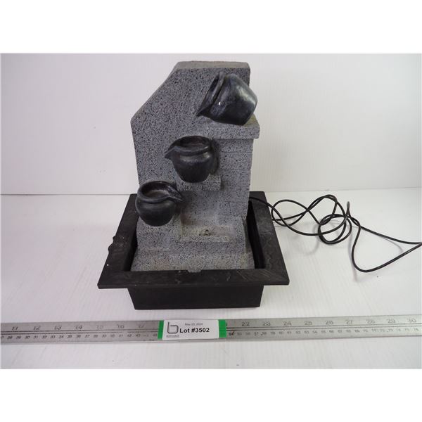 Indoor Water Fountain-Powers on and Lights Up-just add water!!