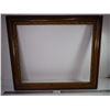 Image 1 : Early 1900's Wooden Picture Frame-31" across and 26" tall(outside)-25.5"x21" on inside